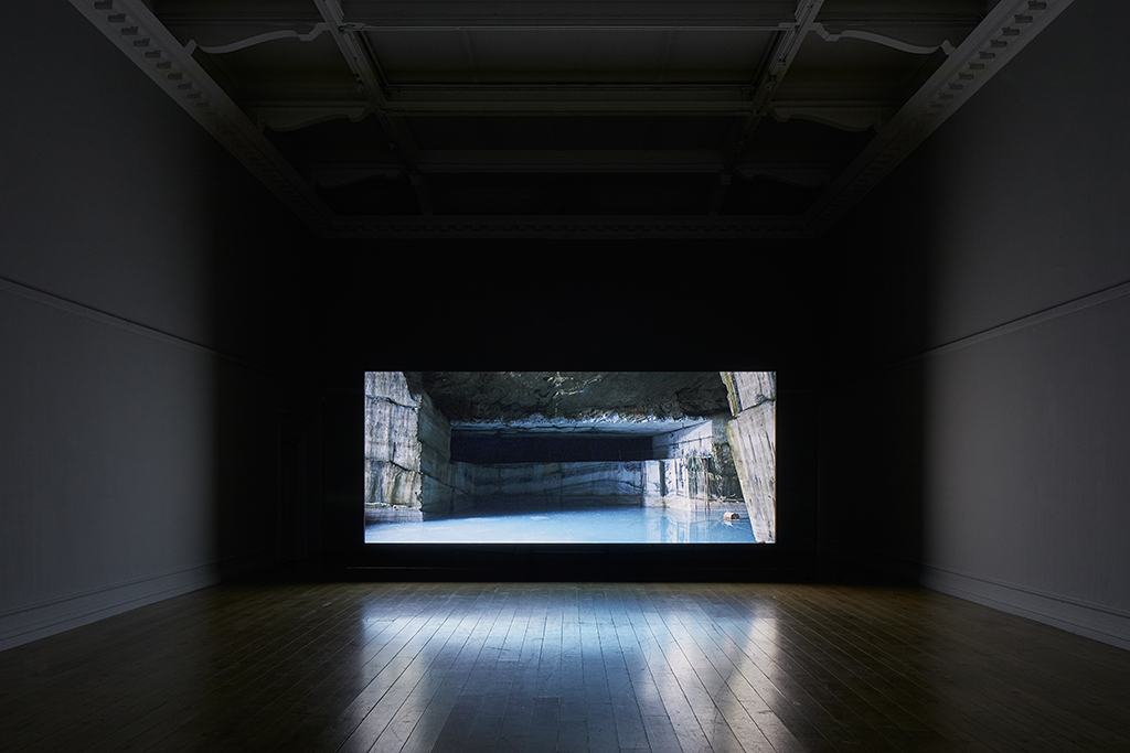 Installation view of Quarry, at the end of the Main Galleries.