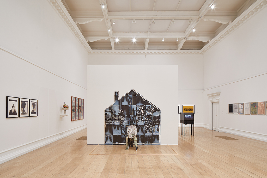 Installation view of The Place is Here in the Main Galleries, 2017. Photo: Andy Stagg.