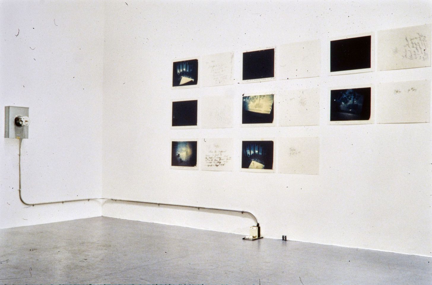 Installation view from Ann-Sofi Siden&#8217;s Who is invading my privacy, not so quietly and not so friendly.
