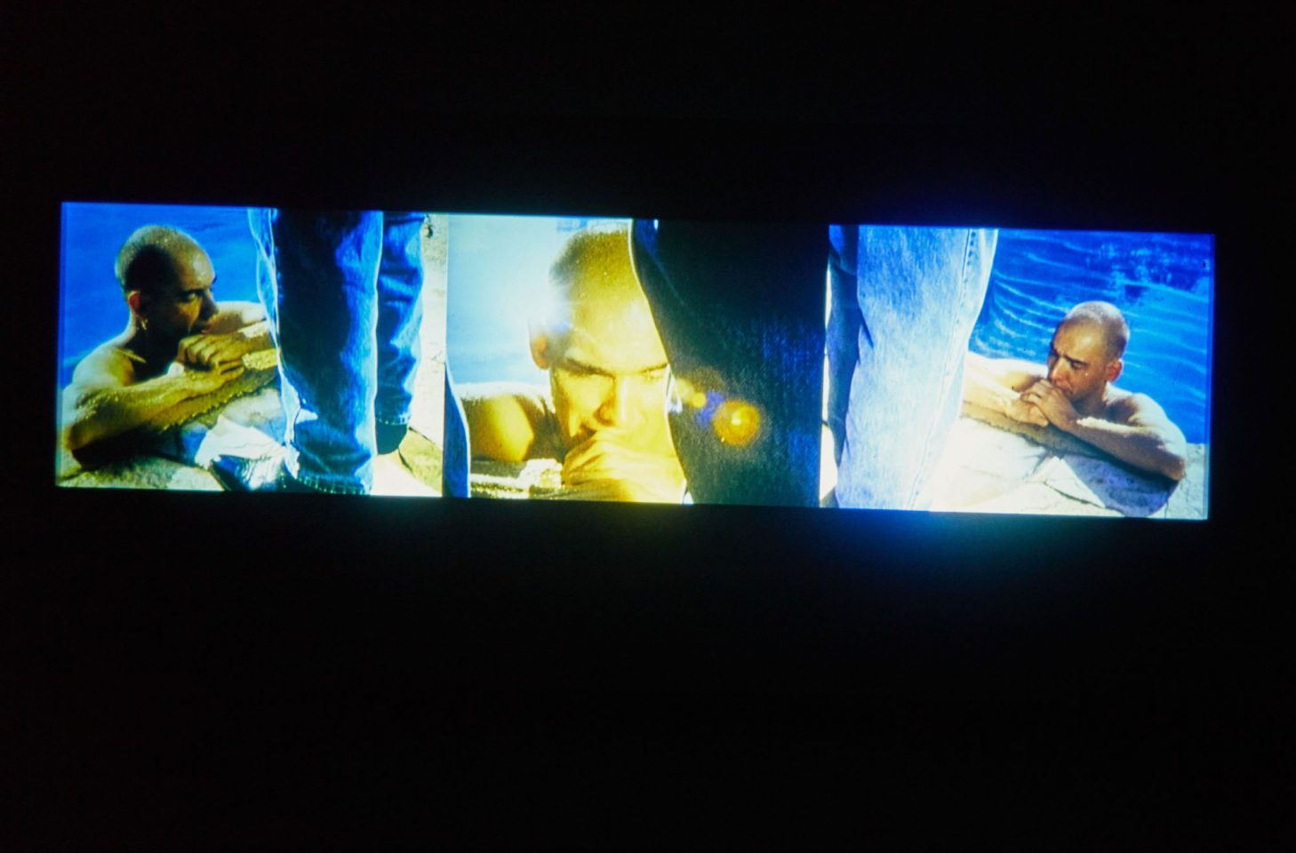 Installation view of Isaac Julien &amp; Javier de Frutos&#8217;s Cinerama.
