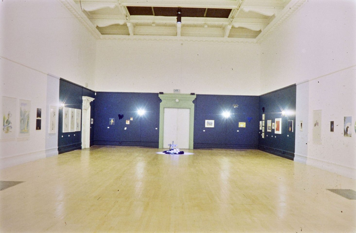 Installation view of Karen Kilimnik&#8217;s 2000 Solo Exhibition.
