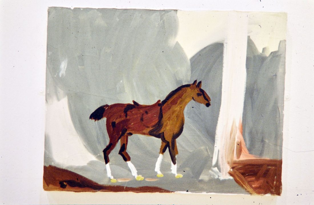 <p>Work on view in Karen Kilimnik’s 2000 Solo Exhibition.</p>
