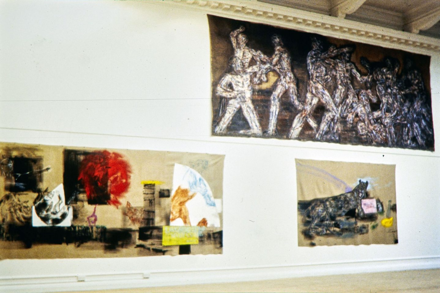 Installation view from Leon Golub&#8217;s Solo Exhibition.
