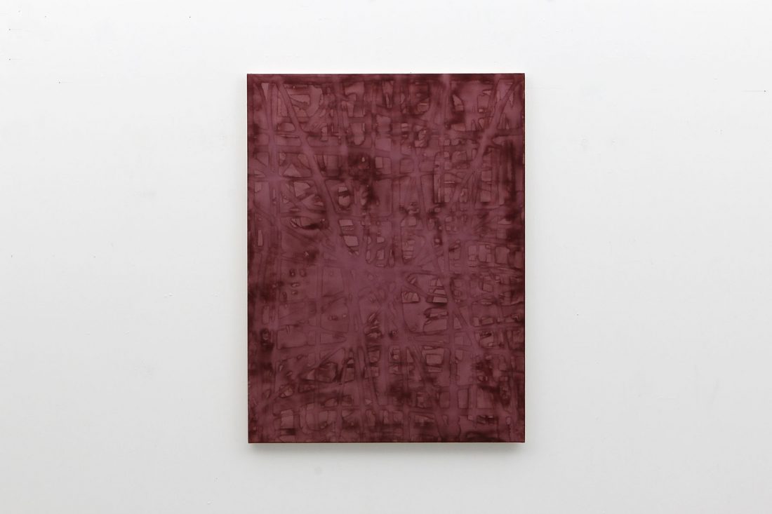 <p>Robert Davis’ <em>Wine No. 1</em> featured in Rashid Johnson’s <em>Drip, Drape, Draft</em> in the First Floor Galleries.</p>
