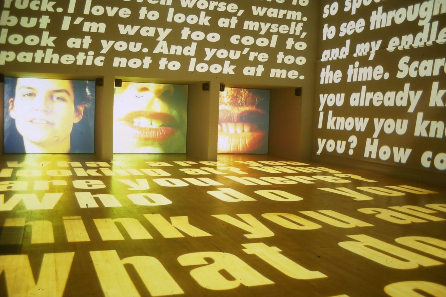 Barbara Kruger installation view