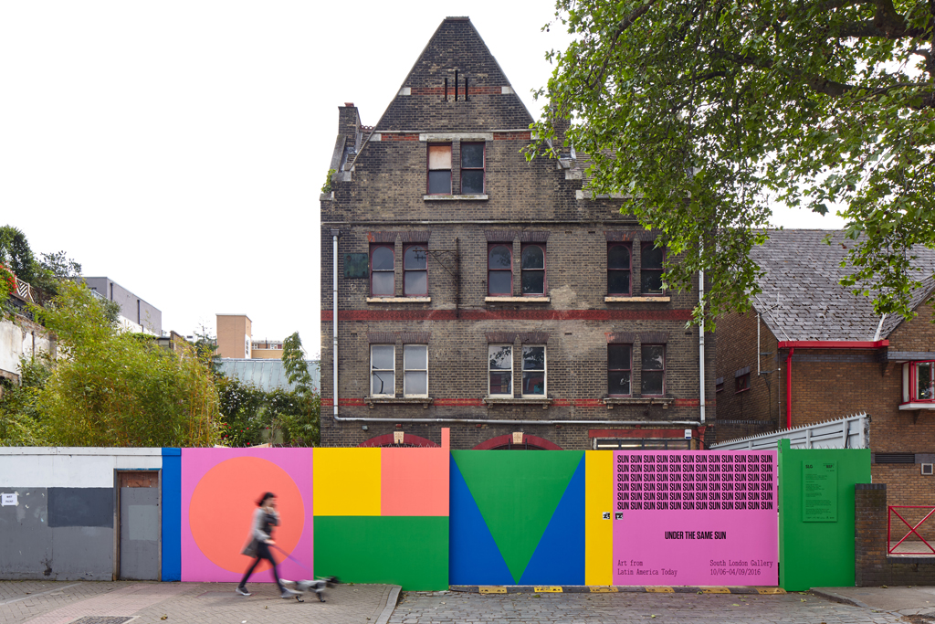 <p>View of the former Peckham Road Fire Station during <em>Under the Same Sun: Art from Latin America Today</em>, 2016. Courtesy: Solomon R. Guggenheim Foundation and the South London Gallery. Photo: Andy Stagg</p>
