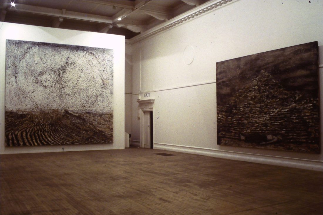 Installation view of Anselm Kiefer: I hold all the Indias in my hand, 1996-97