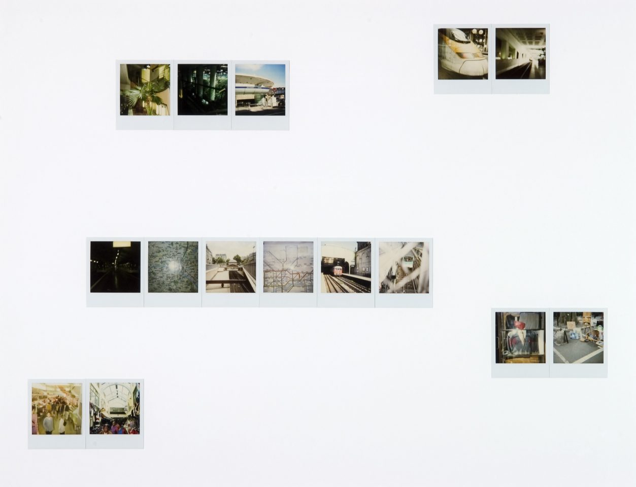 <p>Marc Camille Chaimowicz, Pendulum Polaroids, 2000, Polaroid photographs</p>
