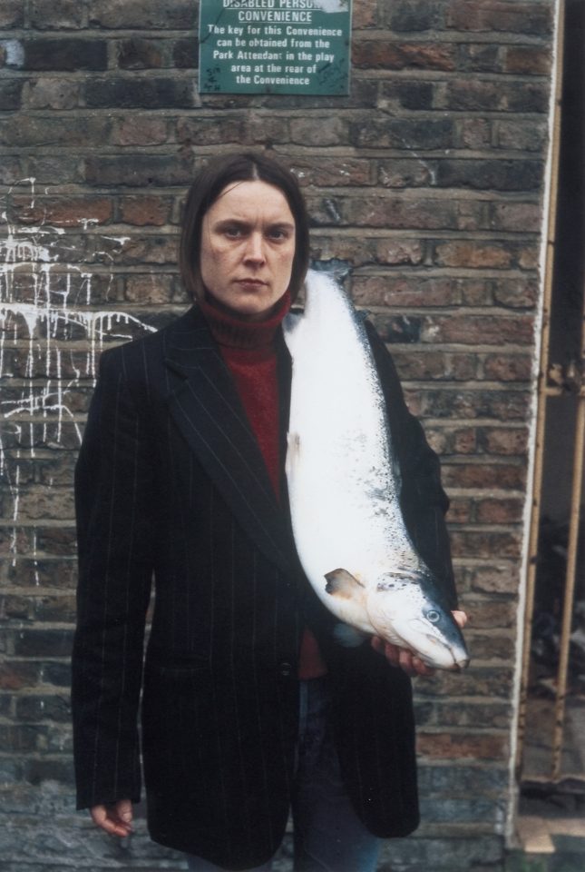 Sarah Lucas, Got a Salmon On#3, Self Portraits 1990-1999