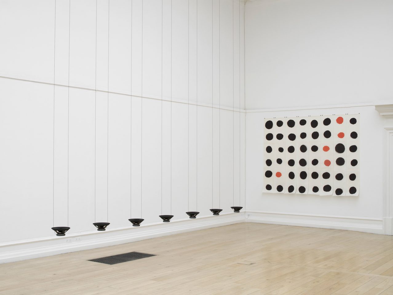 Installation view of At the Moment of Being Heard in the Main Galleries, 2013. Photo: Andy Keate

