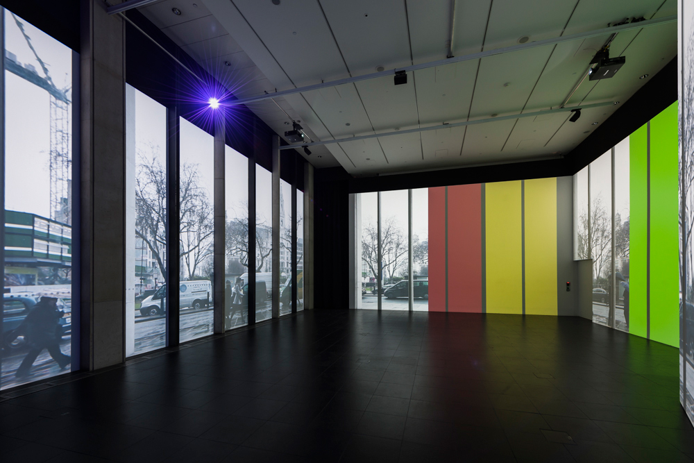 Installation shot of Charles Atlas&#8217;s offsite project Glacier, 2013. Photo: Dave Morgan
