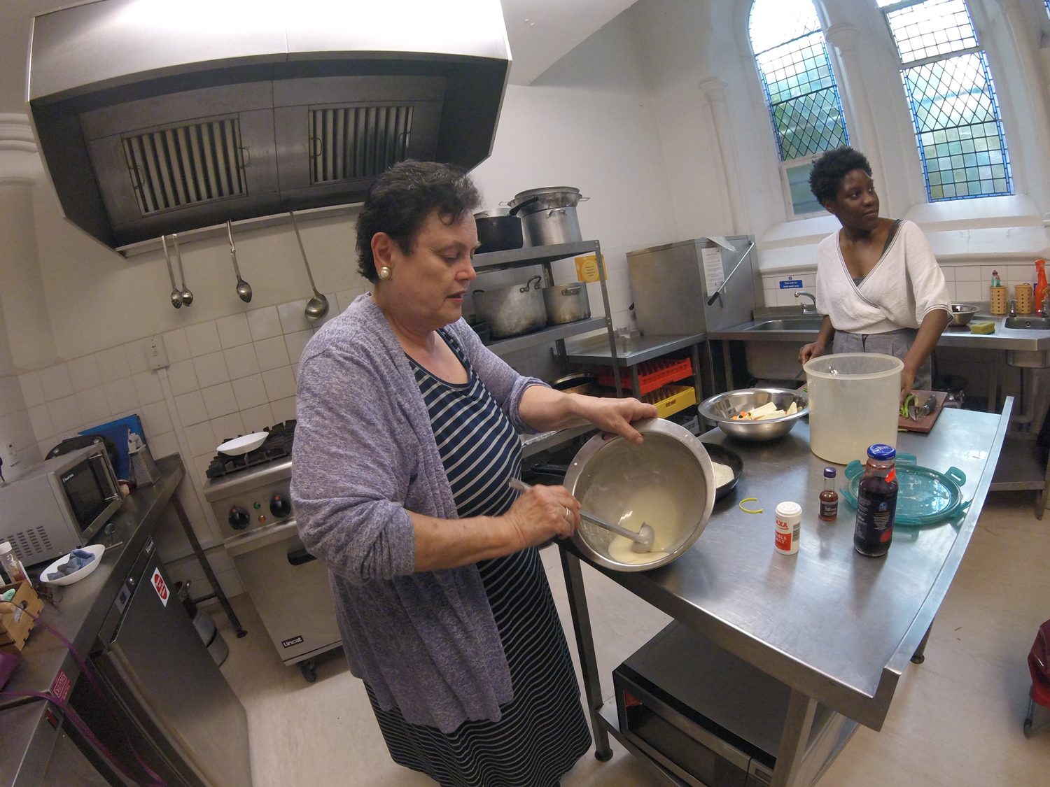 Cooking workshop at the Copleston Centre