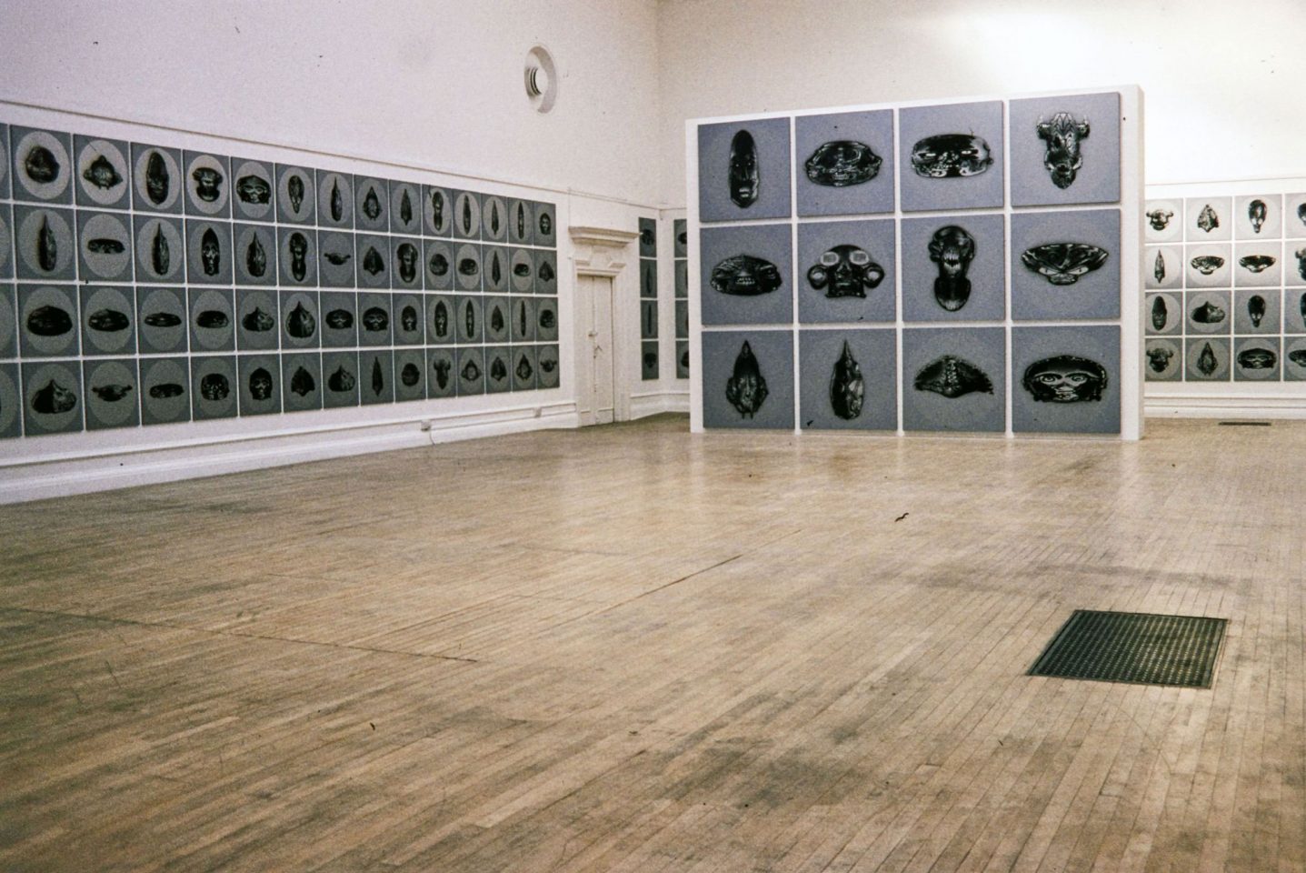 Installation view of 1995 John Dutton &amp; Peter Snadden&#8217;s exhibition Bad Brains.
