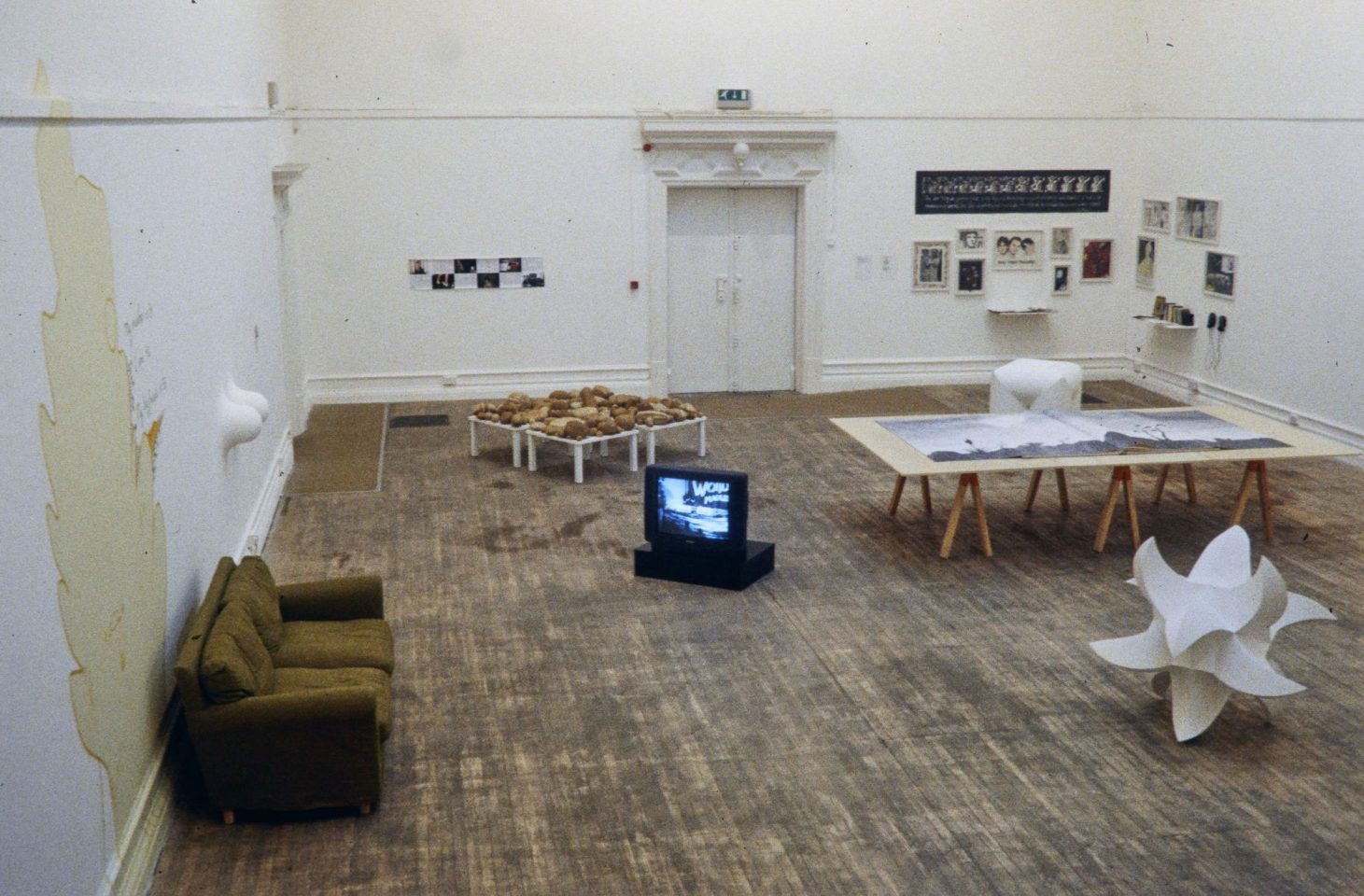 Installation view from 1998 group exhibition Lovecraft.
