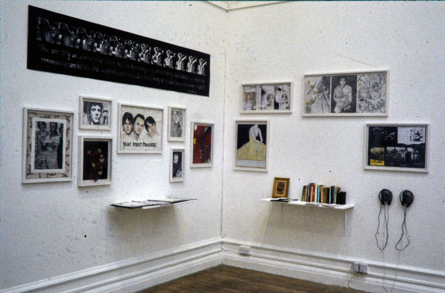 Installation view from 1998 group exhibition Lovecraft.

