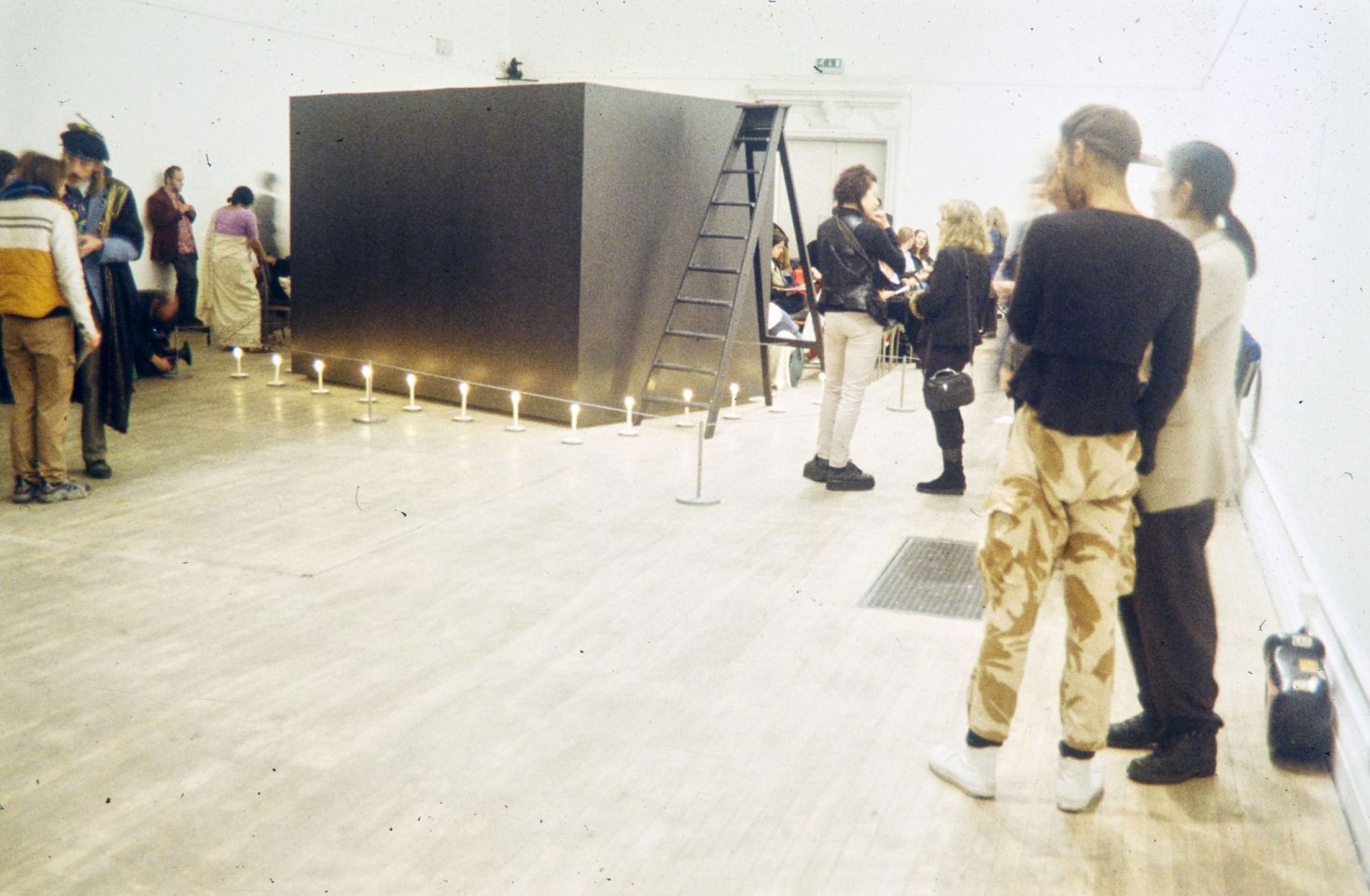 Installation view from 1998 group exhibition, Parallel Universe.
