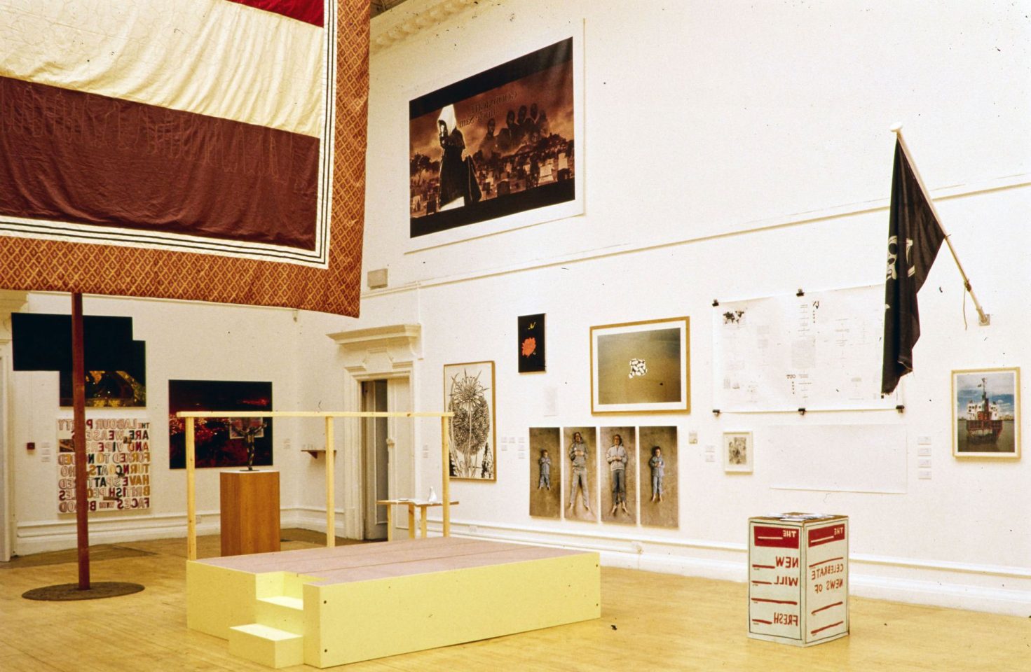 Installation view from the 2003 group show Independence.
