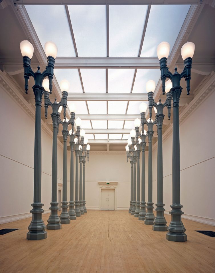 Chris Burden: 14 Magnolia Double Lamps