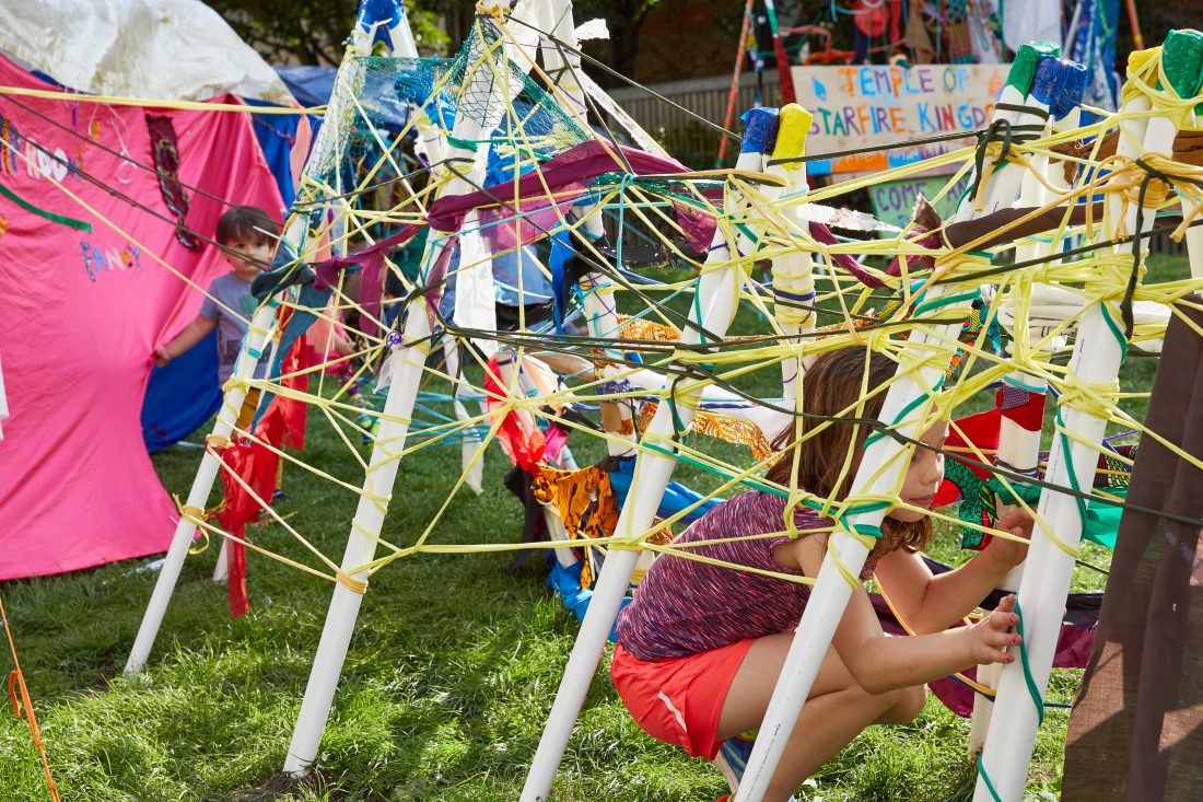 <p>Angélica Teuta, <em>Emotional Architecture: Pelican Playgrounds</em>, 2018, Pelican Estate. Photo: Andy Stagg</p>
