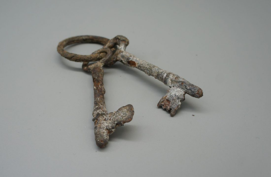 <p>Keys found at the site of Camberwell House Lunatic Asylum by Liz Sibthorpe</p>
