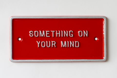 Peter Liversidge Something On Your Mind Edition