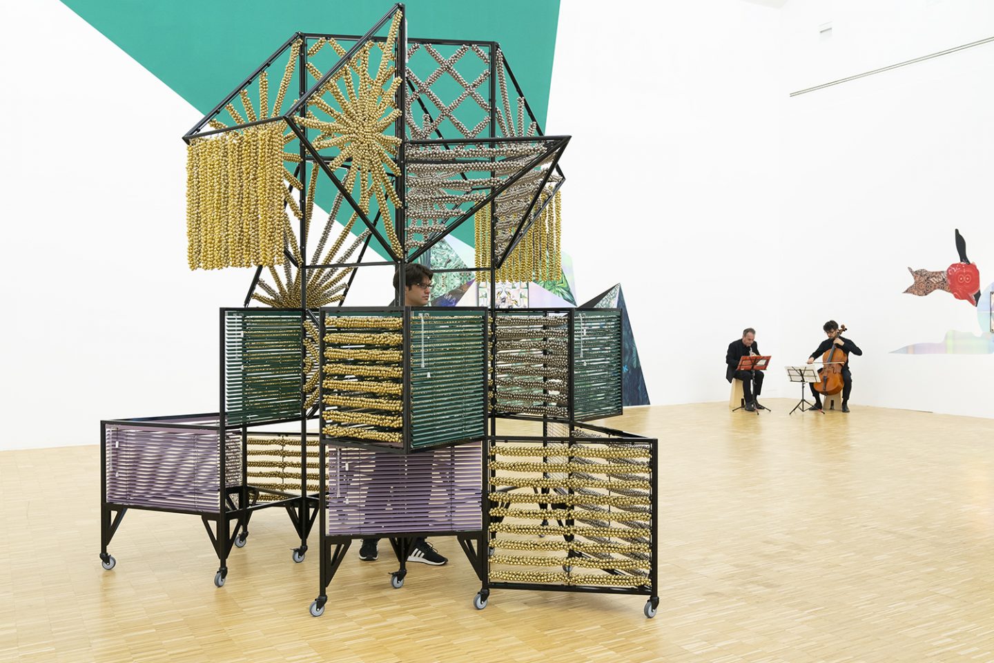Haegue Yang: Tightrope Walking and Its Wordless Shadow, Fondazione Furla at La Triennale di Milano, Italy, 2018 Photo: Masiar Pasquali