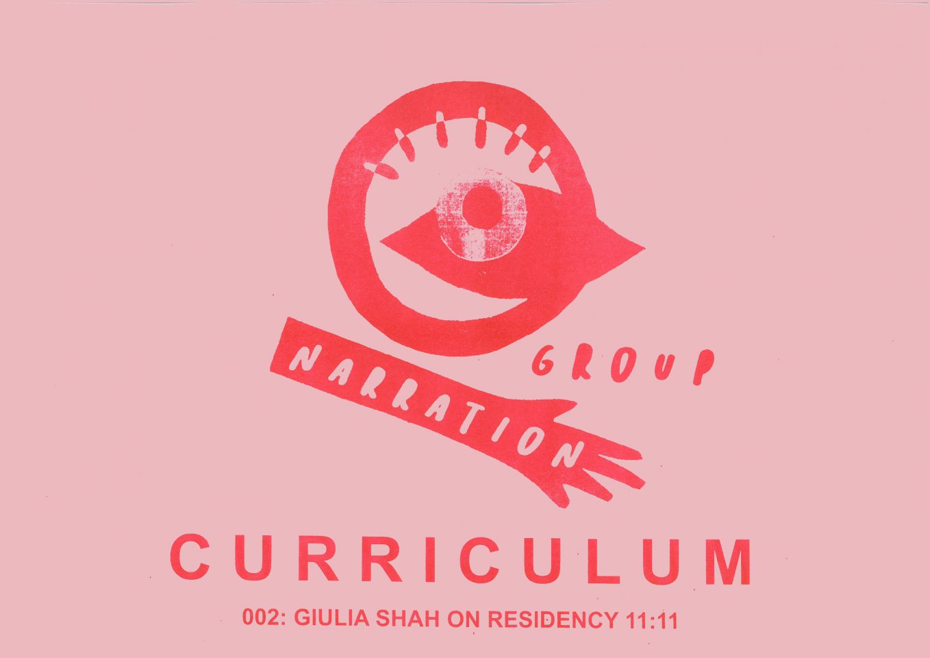 CURRICULUM 002: GIULIA SHAH ON RESIDENCY 11:11