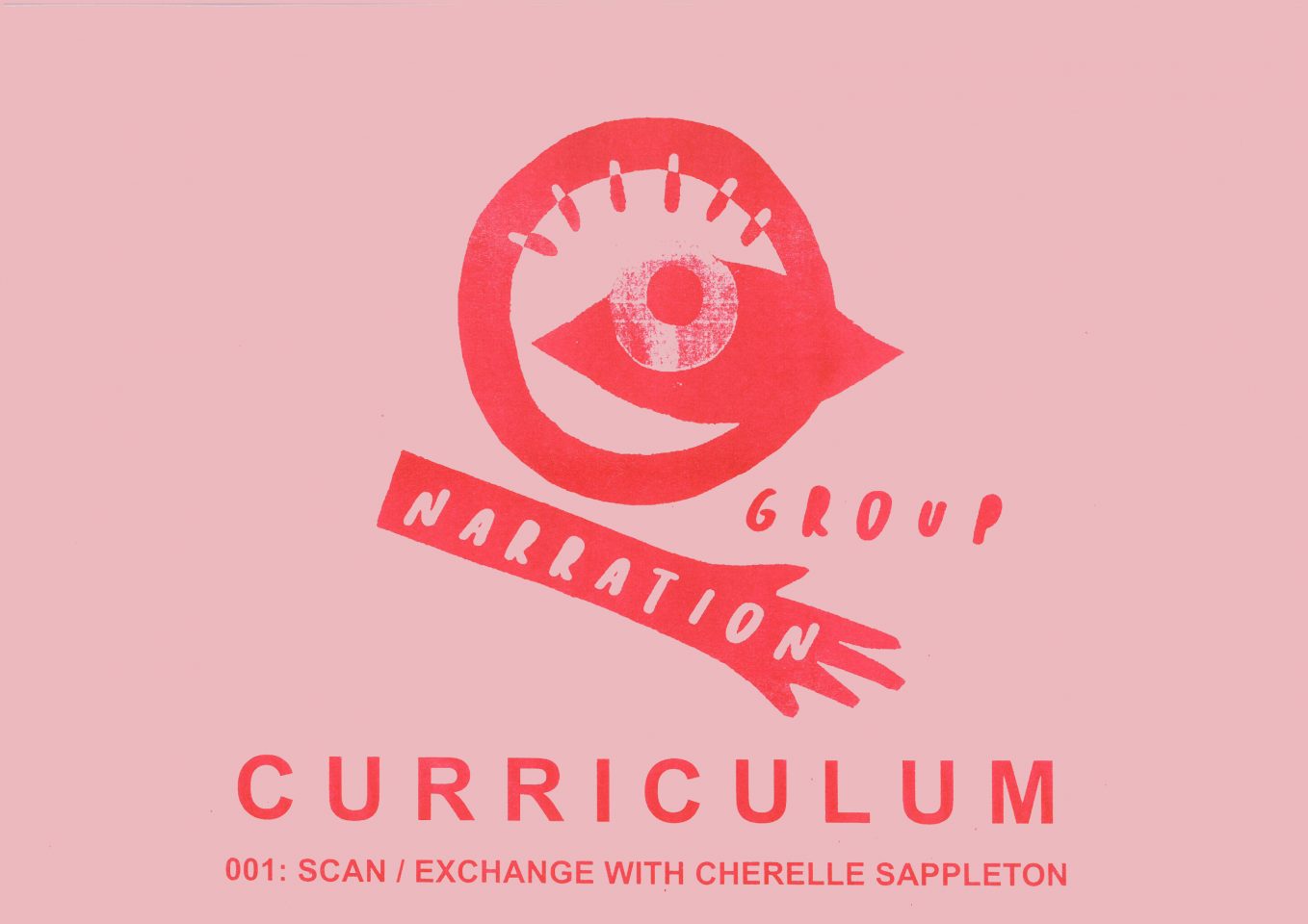 CURRICULUM 001: TALK: SCAN/EXCHANGE WITH CHERELLE SAPPLETON