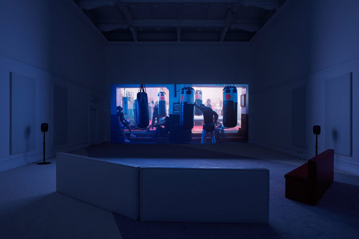 Sophie Cundale, The Near Room, 2020 (film still). Installation view at the South London Gallery. Photo: Andy Stagg. Courtesy the artist and FVU
