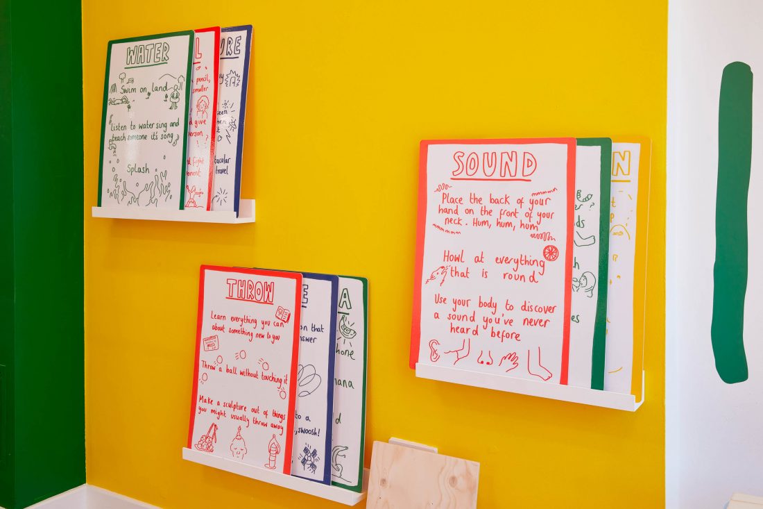 <p>Rumpus Room, <em>Playing for the Future</em>, 2021, installation view at Art Block. Photo: Andy Stagg</p>