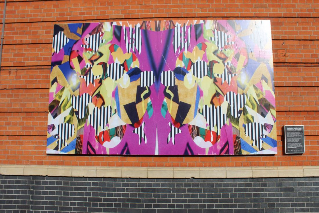 <p>Cherelle Sappleton, <em>MISHMASH</em>, billboard installed at Oliver Goldsmith Primary School, 2020</p>
