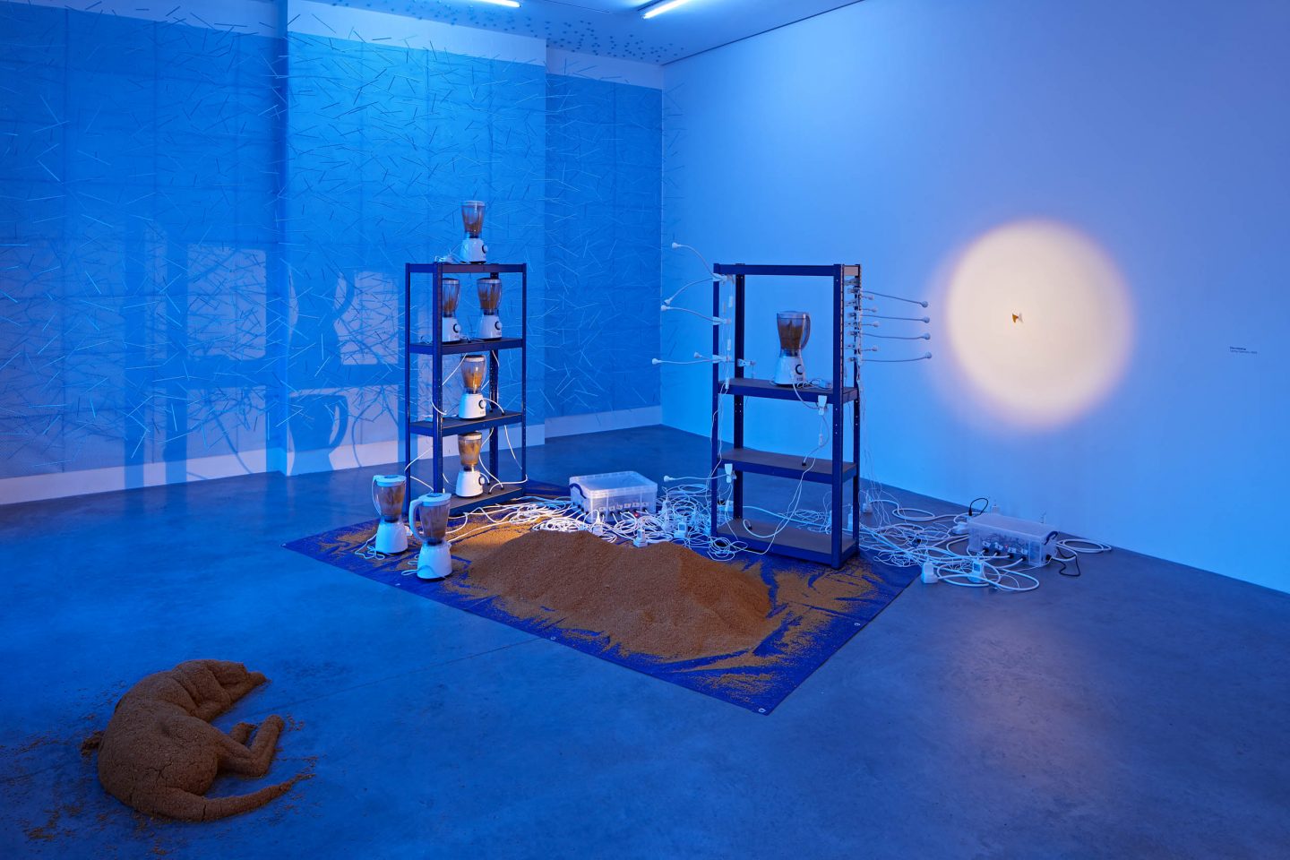 Clara Hastrup, Lapdog Tabernam, 2019. Bloomberg New Contemporaries 2020, installation view at the South London Gallery. Photo: Andy Stagg
