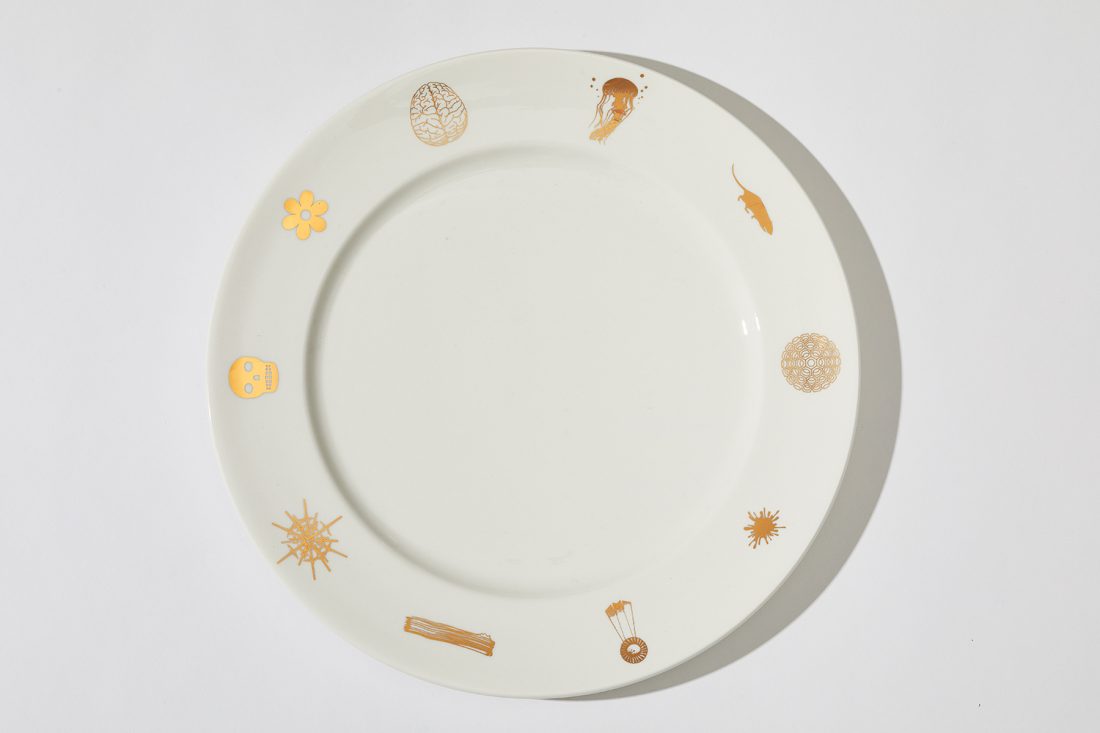 John Armleder –  About Nothing, 2007, and Nothing About, 2007. Set of 12 Plates