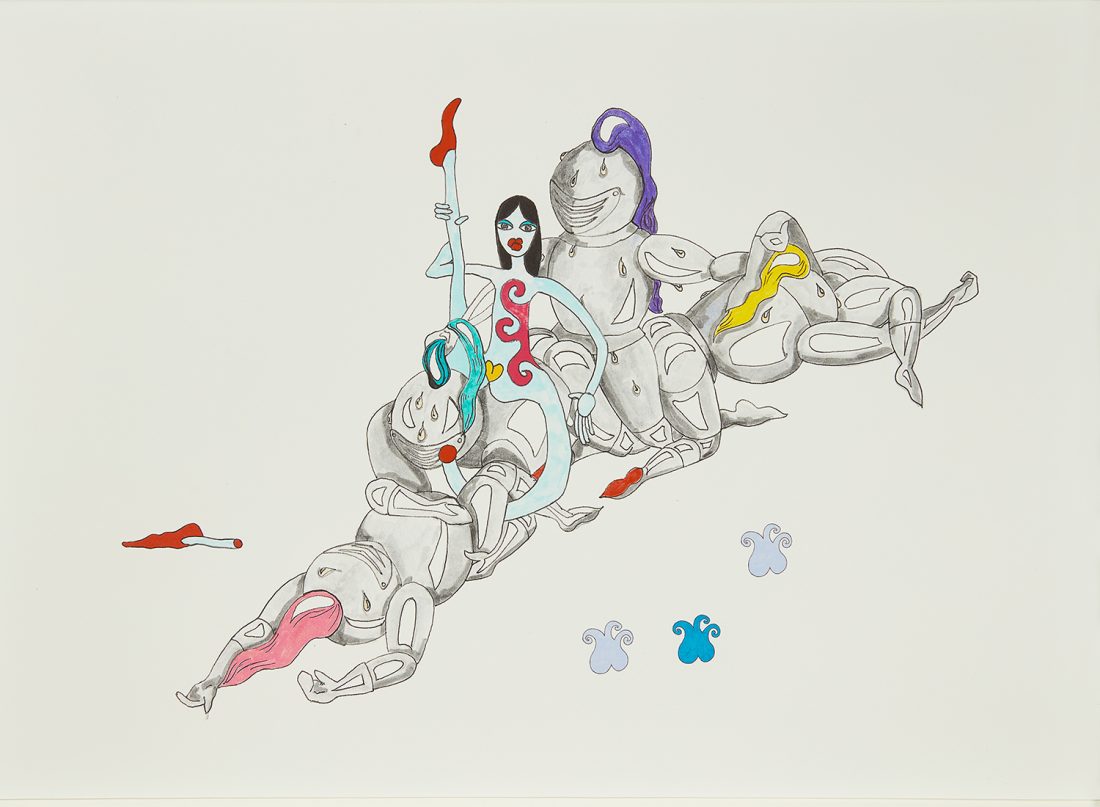 Sophie Cundale & Penny Goring: dread of the grey arm (orgy), 2020