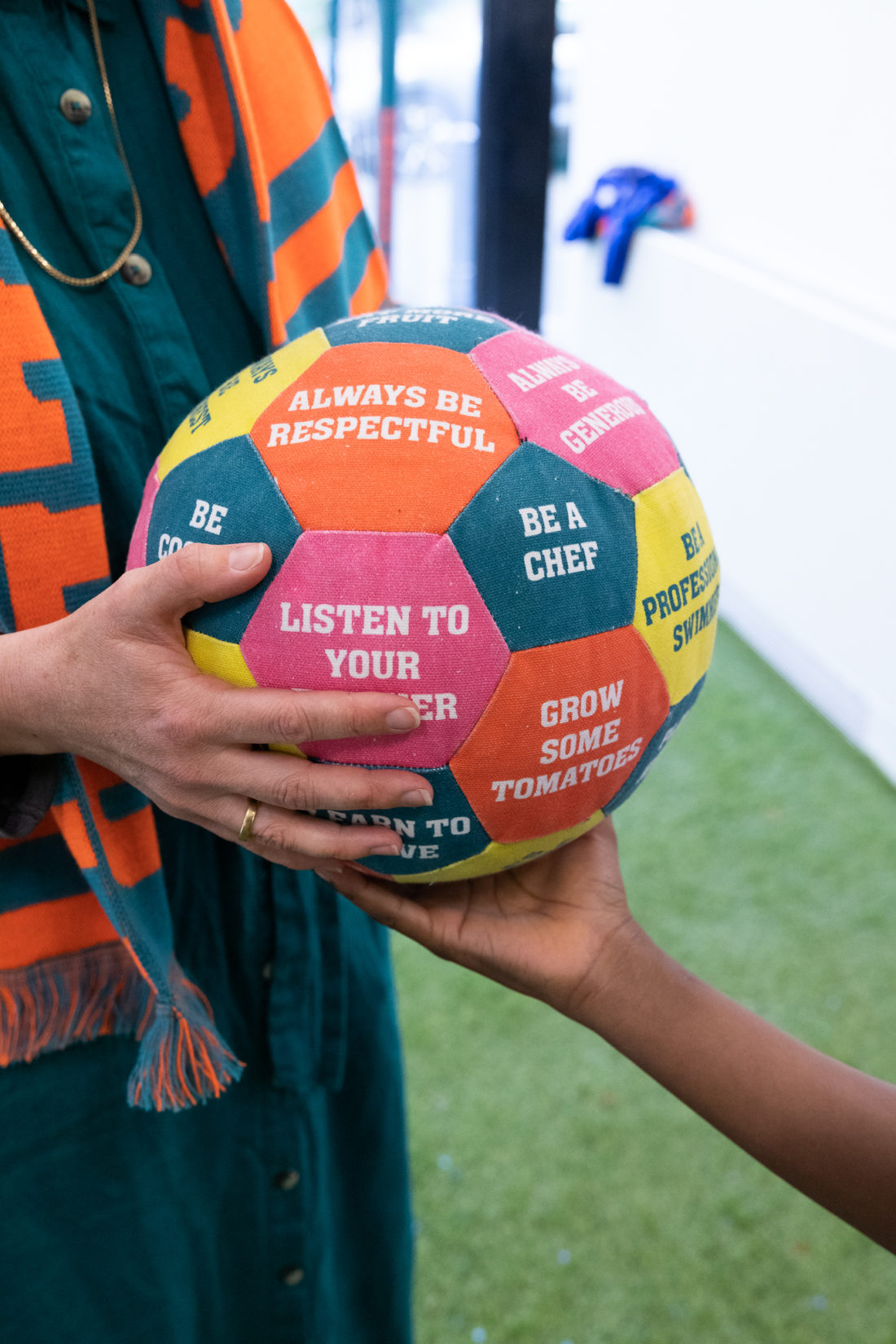 <p><em>Goals</em> by YARA + DAVINA, 2023. Image: Lucien Ebongue</p>