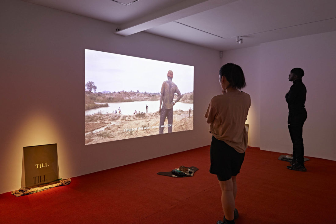 <p><em>The Show Is Over</em>, Curated by Gabi Ngcobo in dialogue with Oscar Murillo, South London Gallery, June 2022, Installation view, Andy Stagg.</p>
