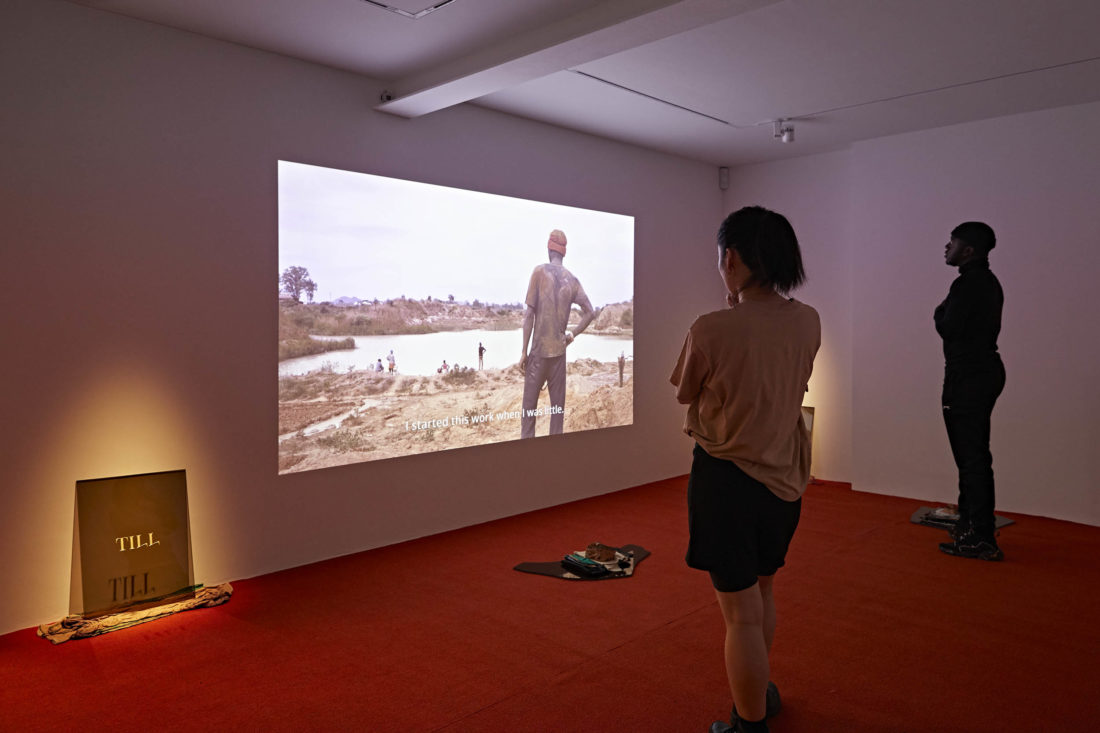 <p><em>The Show Is Over</em>, Curated by Gabi Ngcobo in dialogue with Oscar Murillo, South London Gallery, June 2022, Installation view, Andy Stagg.</p>