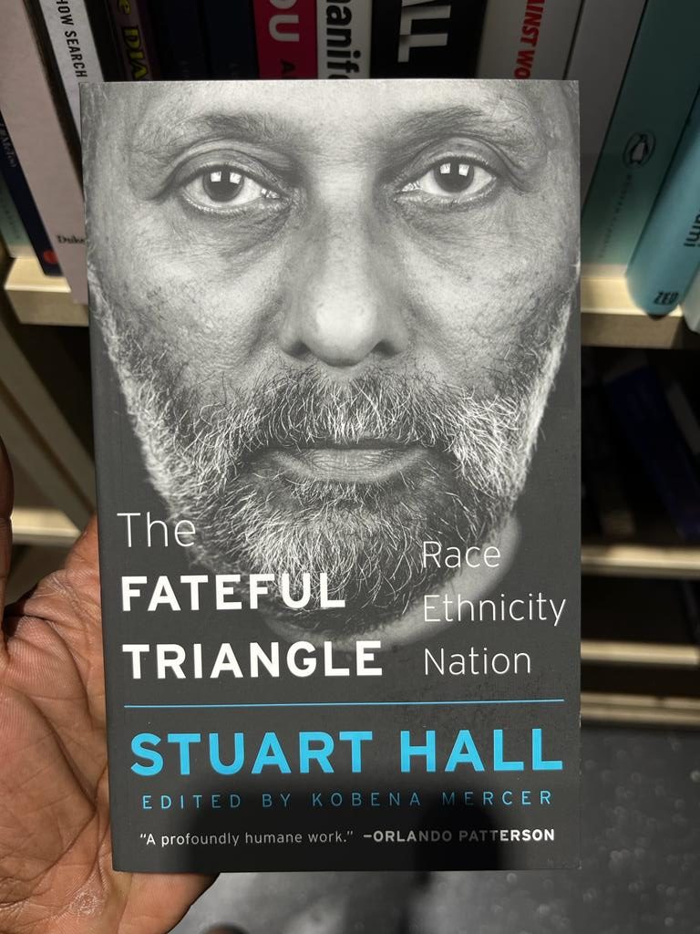 <p><em>The Fateful Triangle</em>, by Stuart Hall. Photo: Simeon Barclay</p>
