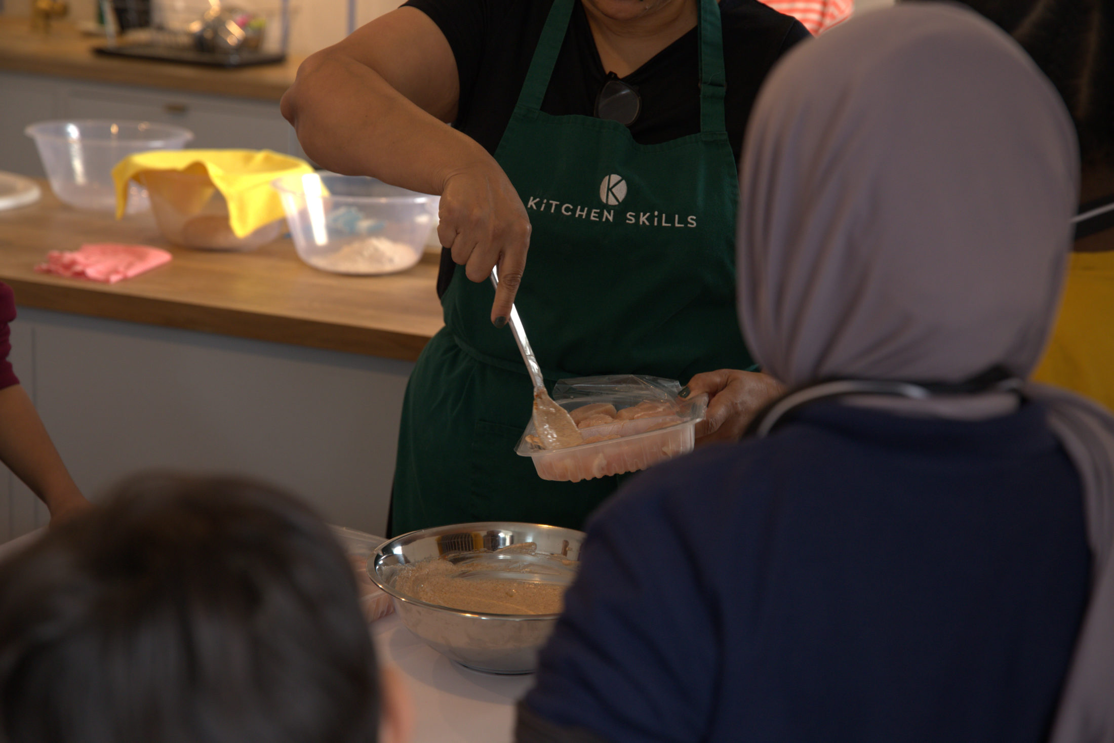 A cooking lesson