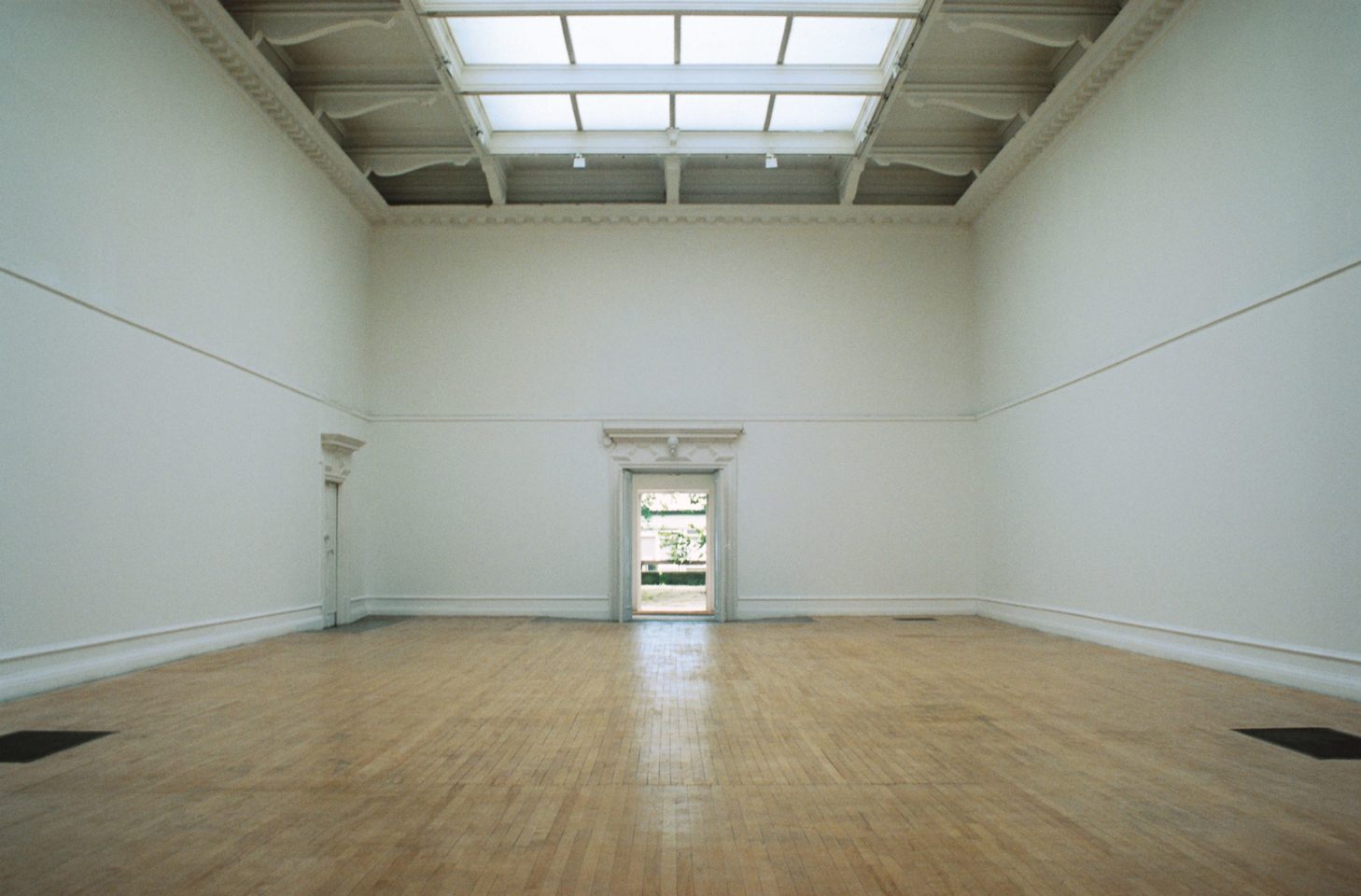 Image of the South London Gallery's main gallery with Cornford & Cross' art work positioned on the floor