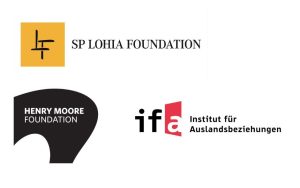 Sponsor logos that include the SP Lohia Foundation, Henry Moore Foundation and IFA
