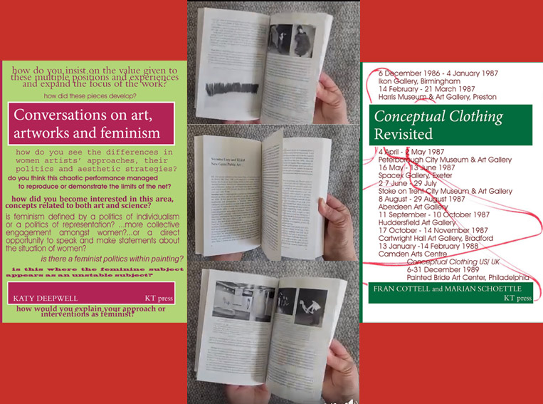 A photo of books from KT Press.
